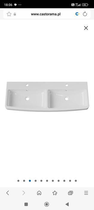 Szafka ze zlewem łazienkowa zielony / butelkowy HIMALIA GoodHome NOWA!