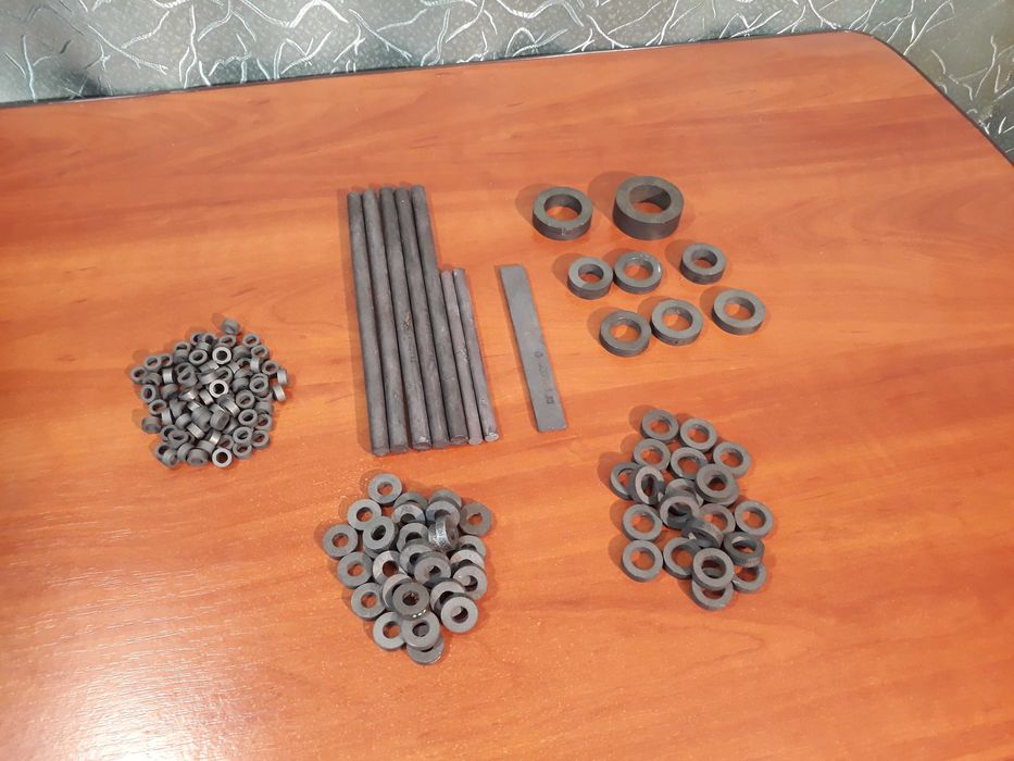 Ферритовые кольца, стержни, пластины