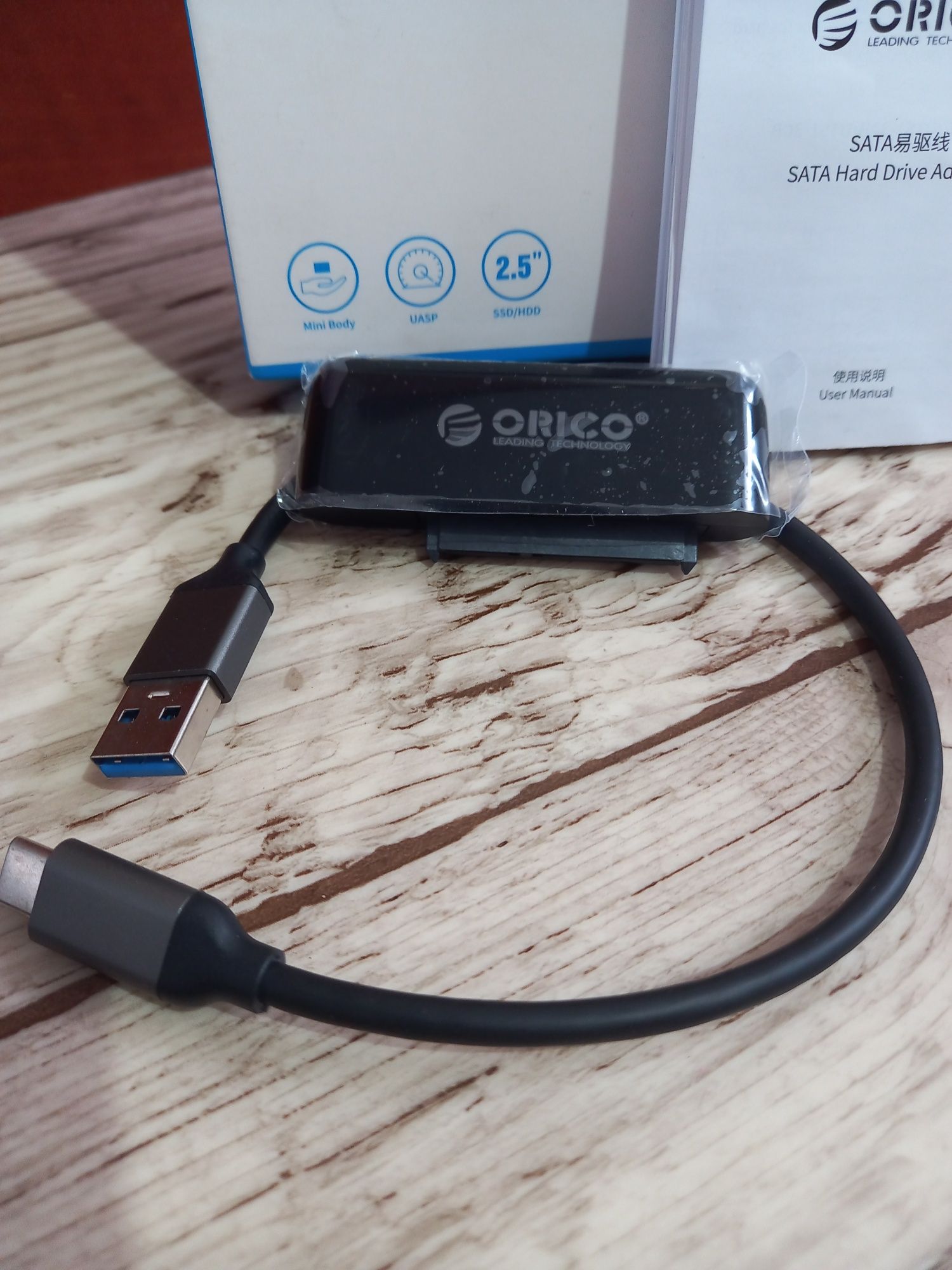 Adapter ORICO do dysków HDD SSD 2,5" SATA USB 3.0
