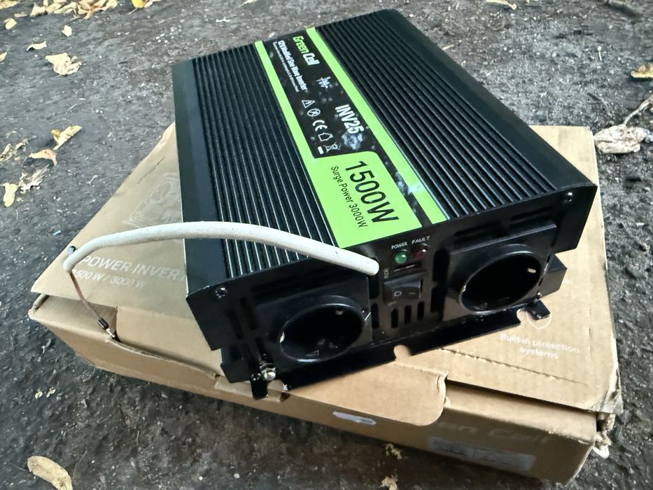 Przetwornica Green Cell 12v 1500w/3000w