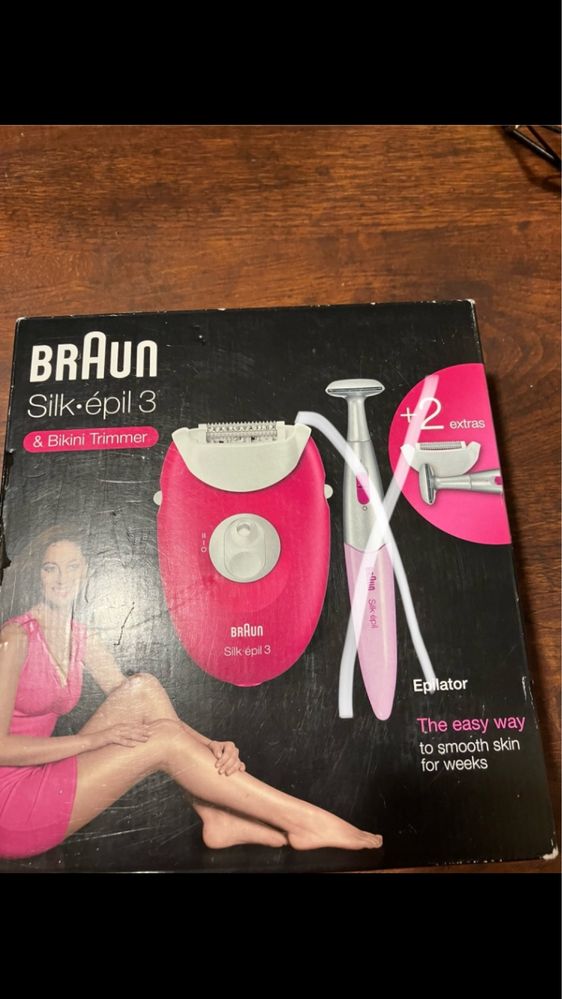 Depilator Braun (bez małego depilatora)