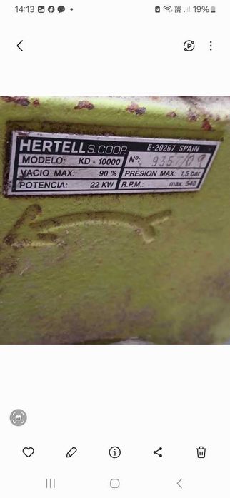 Pompa próżniowa do szambiarki