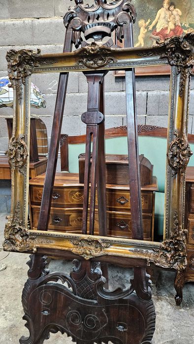 Stara Ładna rama Duża na dowolny cel ,,Robi wrażenie ,,