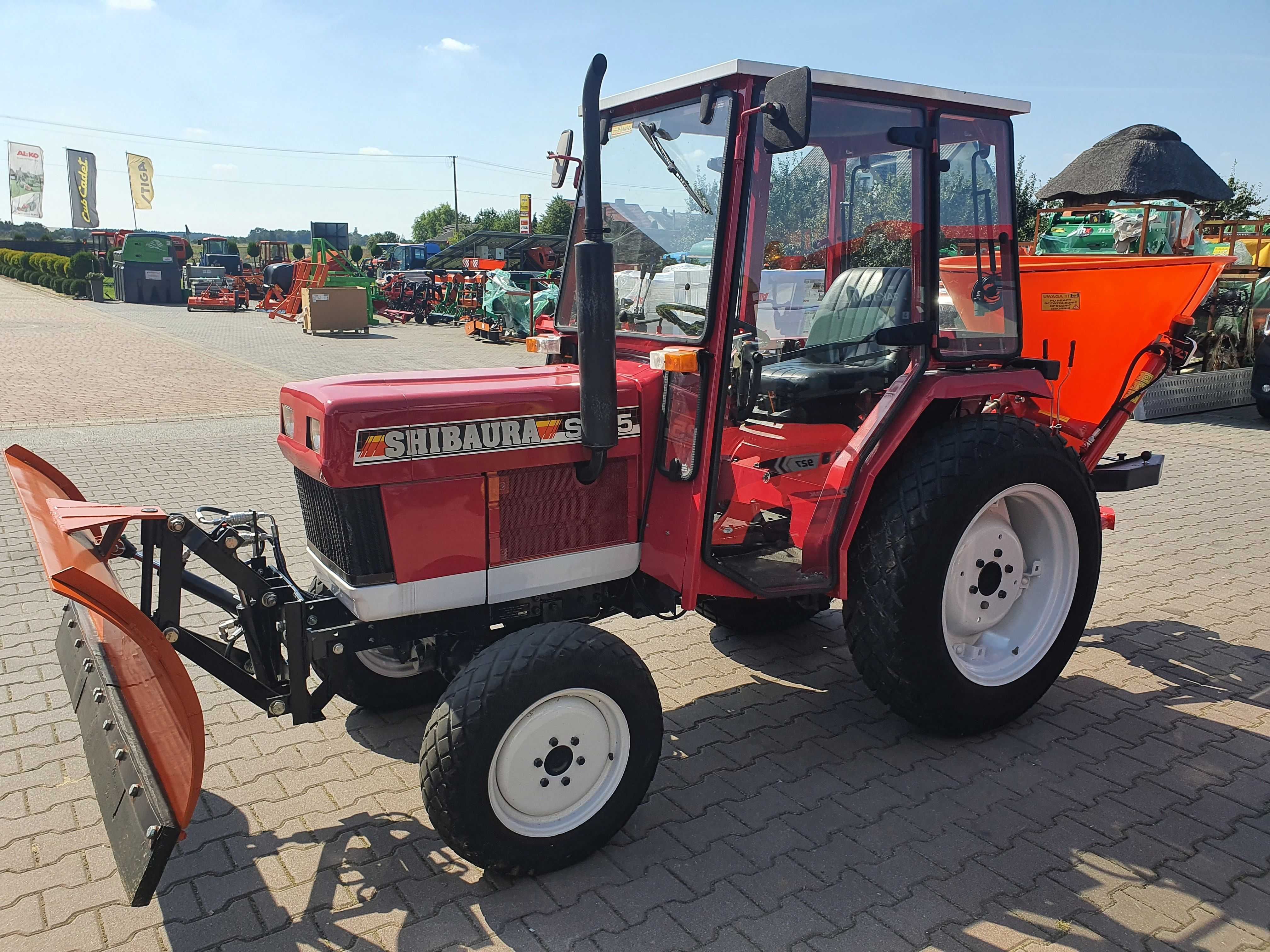 Ciągnik japoński 4x4 Shibaura diesel 25KM wspomag kabina, Kubota