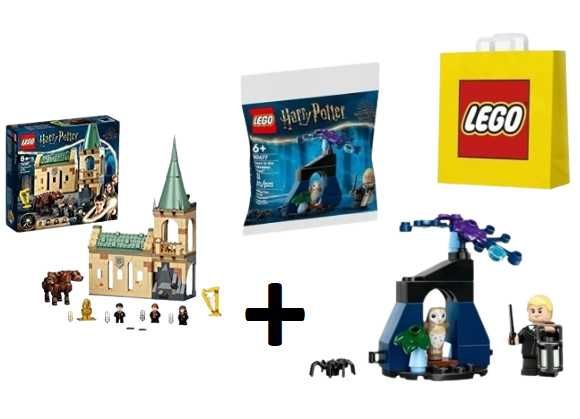 LEGO 76387 HARRY POTTER Spotkanie Z PUSZKIEM + LEGO 30677 Draco+ Torba