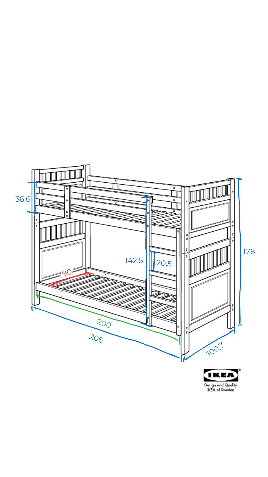 Beliches do IKEA (HEMNES)