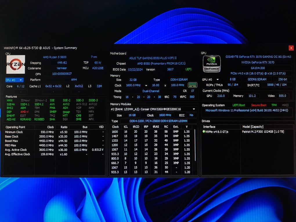 NVIDIA RTX 3070 AMD Ryzen 5 RAM 32Gb SSD 1Tb Komputer PC Gamingowy