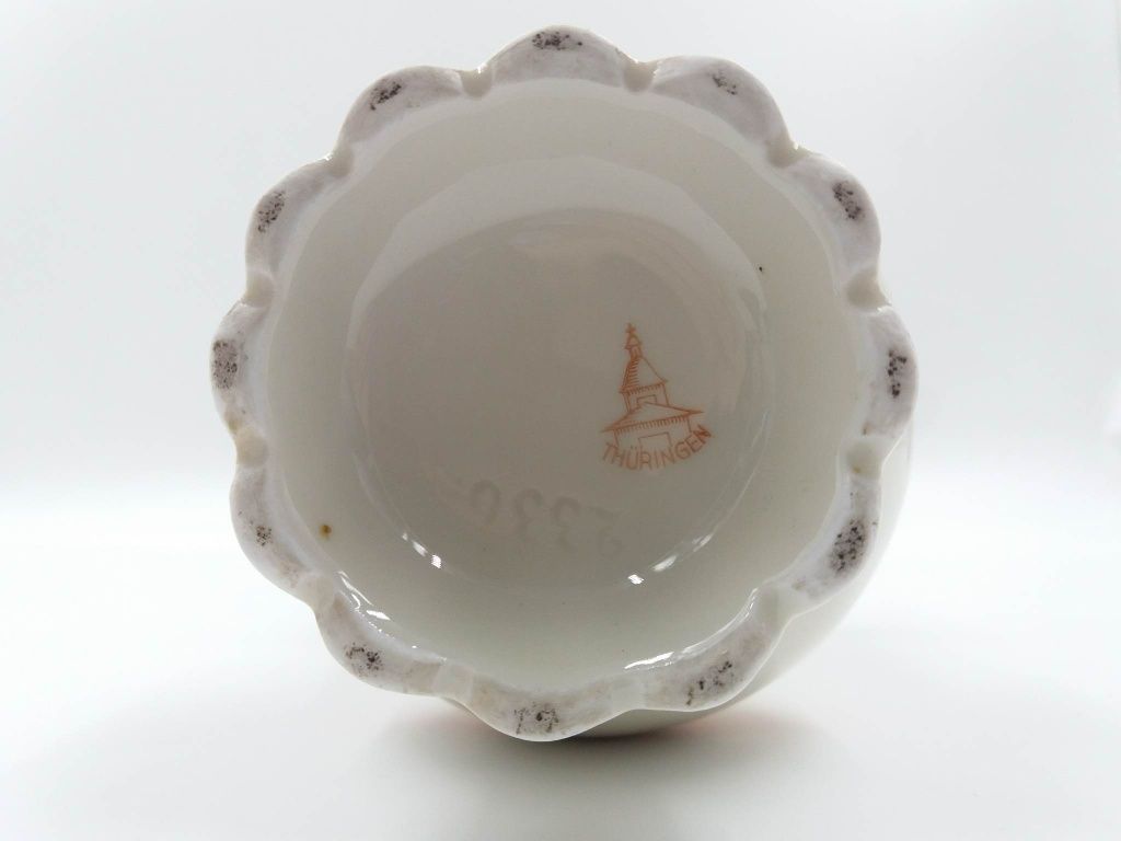 Piękny porcelanowy stary wazon Turyngia