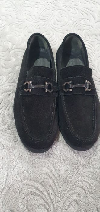 Чоловічі лофери замш