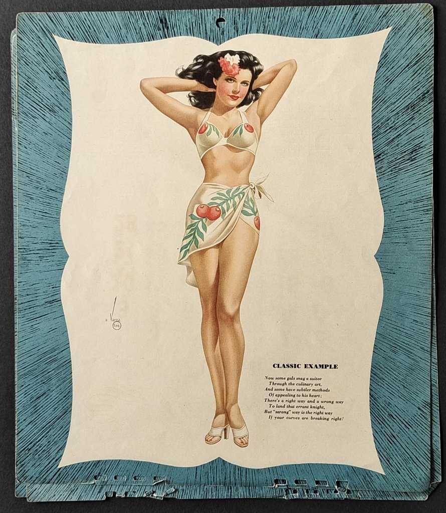 Esquire’s Varga Girls 1947 – wyjątkowy kalendarz retro z USA