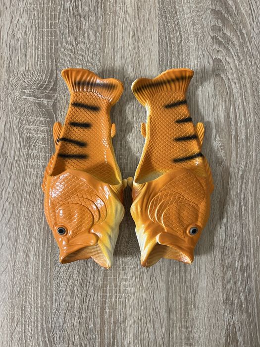 Тапки у вигляді Риб, гумові тапки Риби, шльопанці Риби