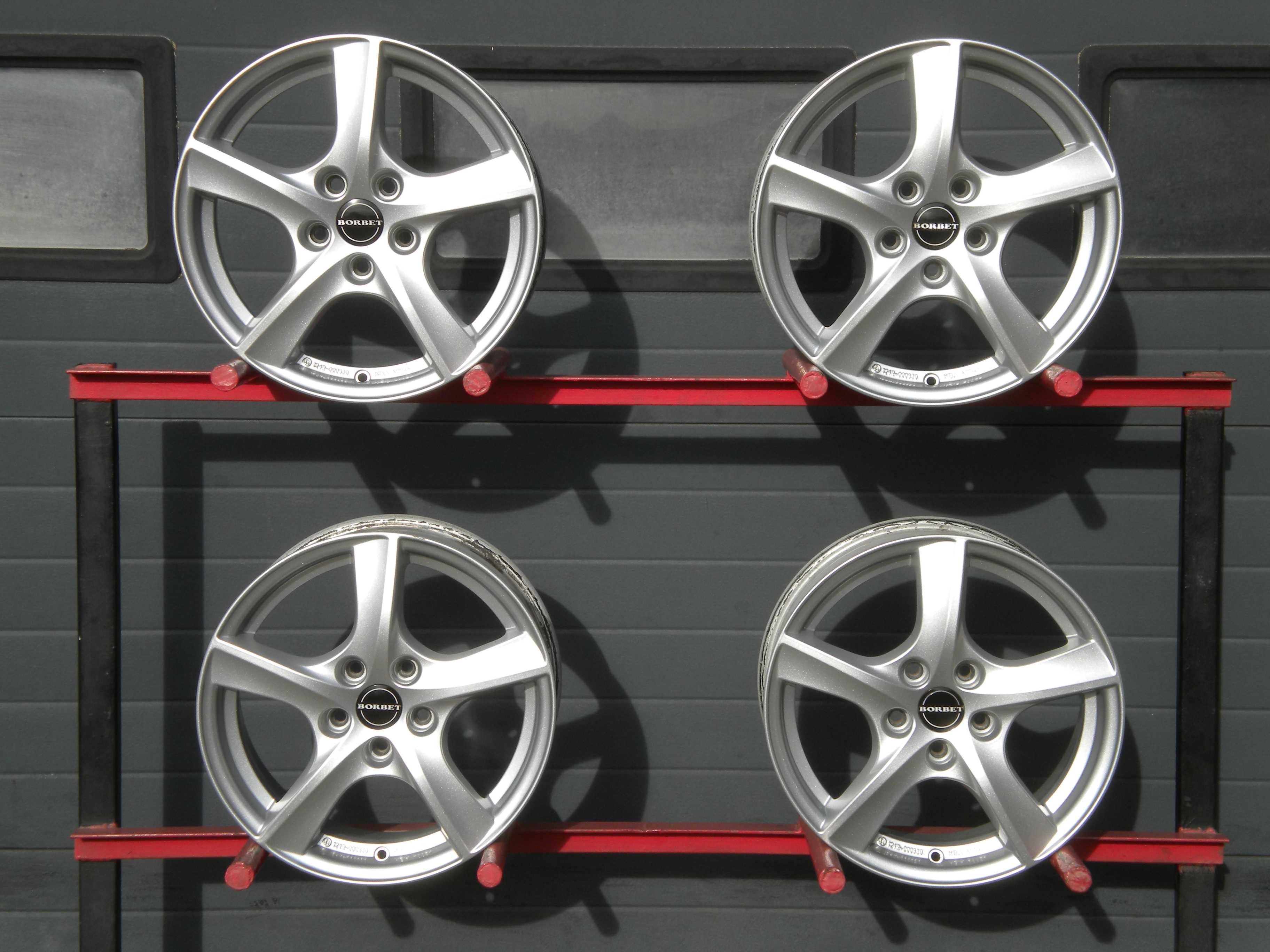Felgi aluminiowe Borbet 16 5x108 Ford Focus Mondeo Kuga Volvo S40 V50