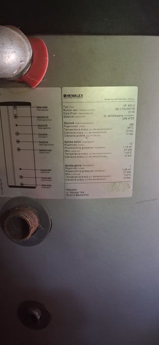 Boiler bufor 380l 400l