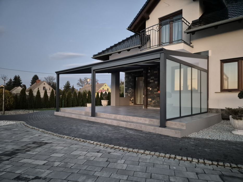 Zadaszenie tarasu, wiata samochodowa, ogród zimowy