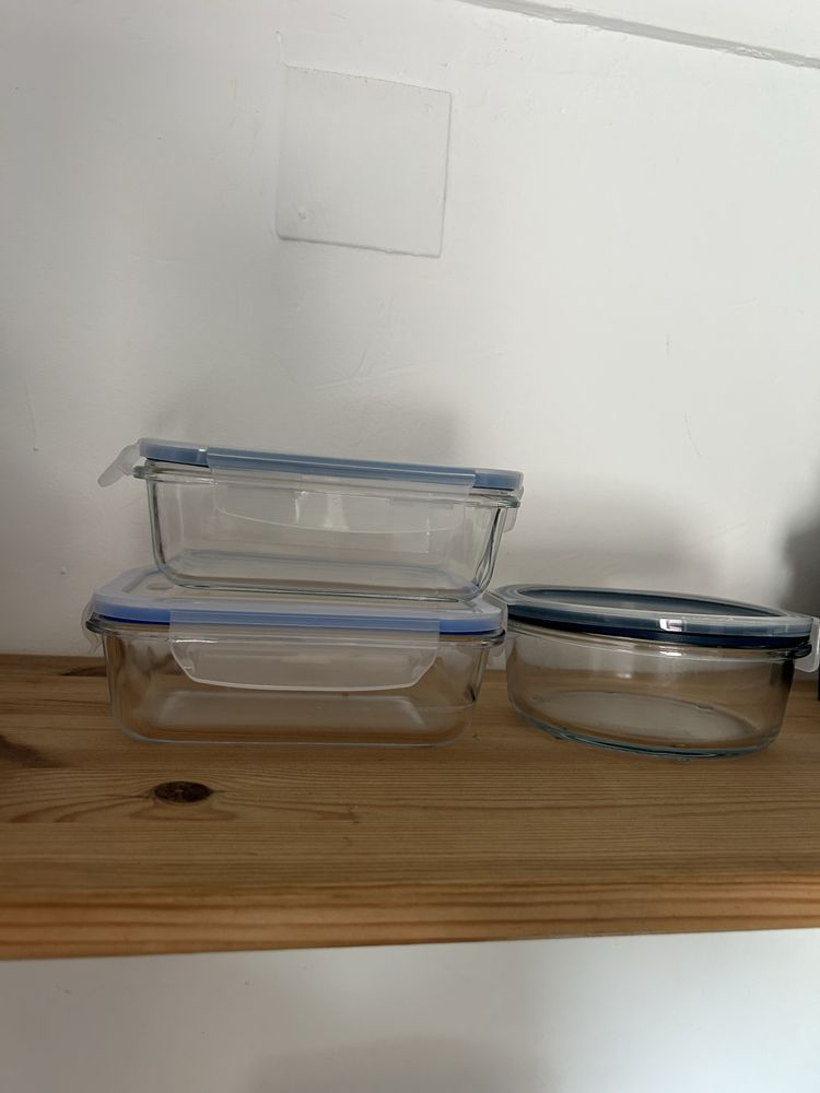 11 Tupperwares IKEA - Vários tamanhos com tampas