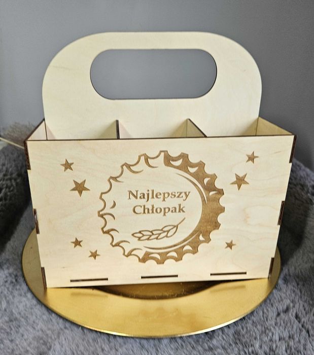 Prezent na dzień Chłopaka skrzynka na piwo grawer
