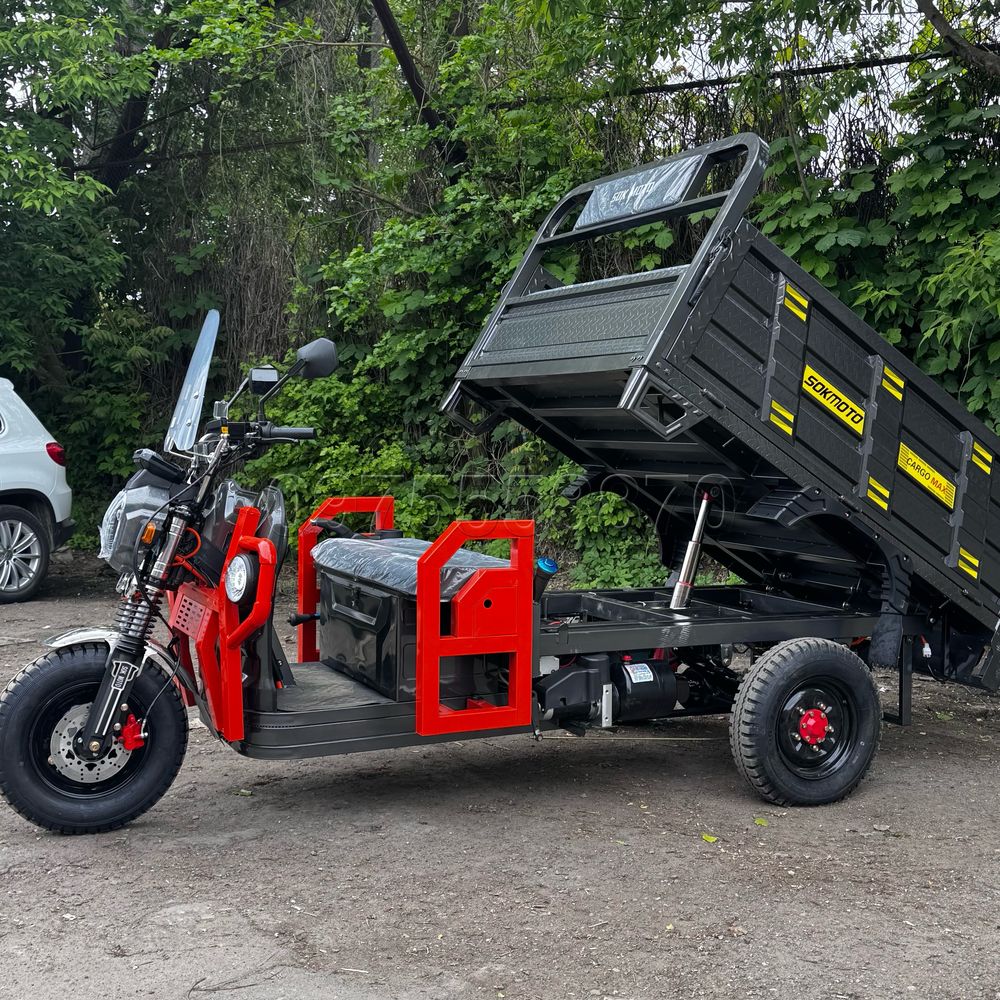 Електротрицикл ГІБРІД 1,5т-2500W-72V-58,5Ah