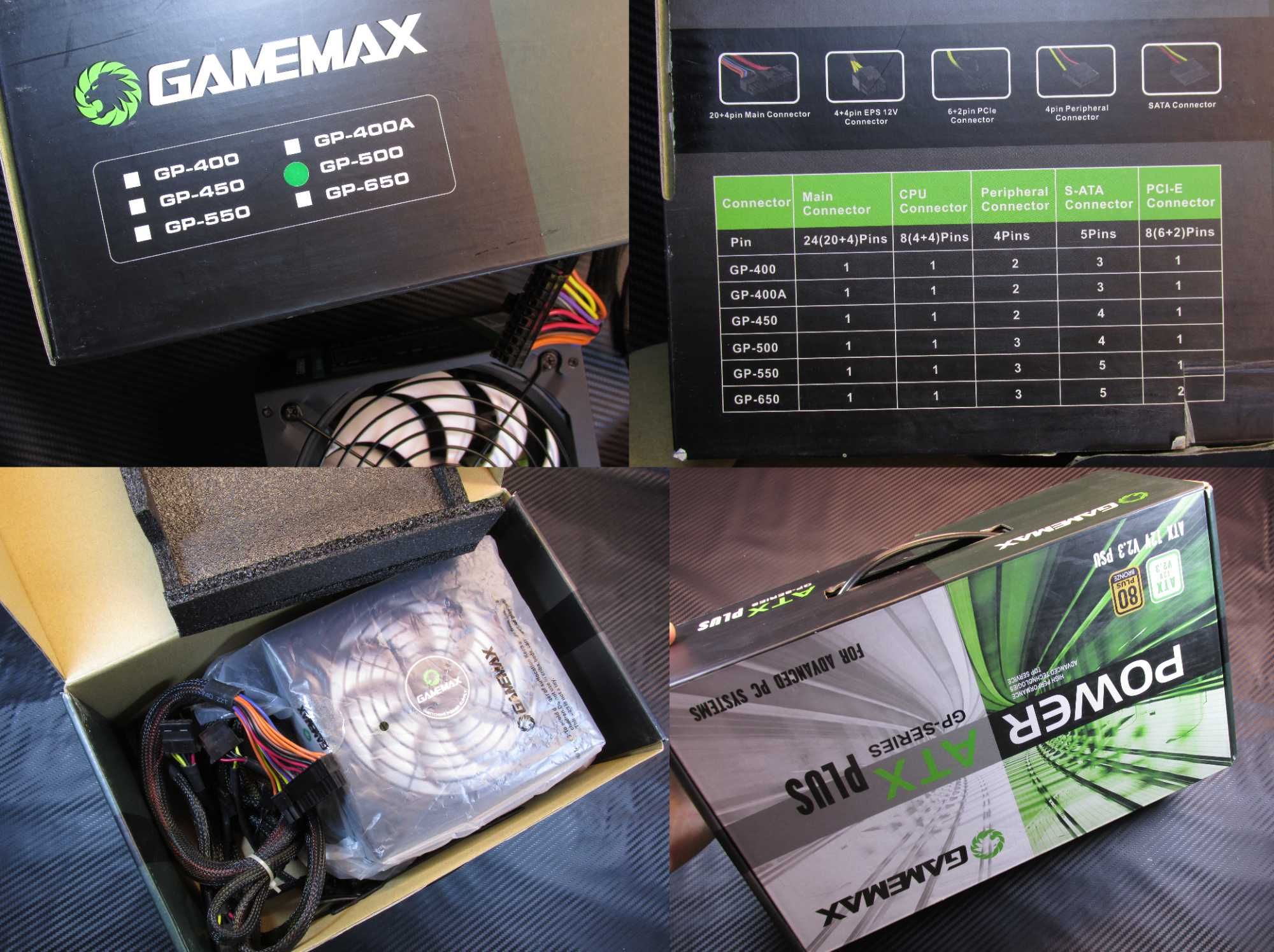 Блок живлення GameMax GP-500 500W