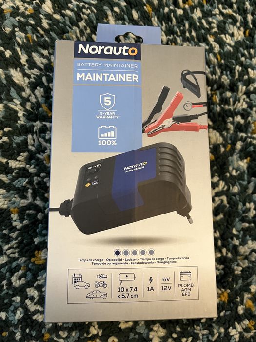 Carregador manutenção bateria Norauto