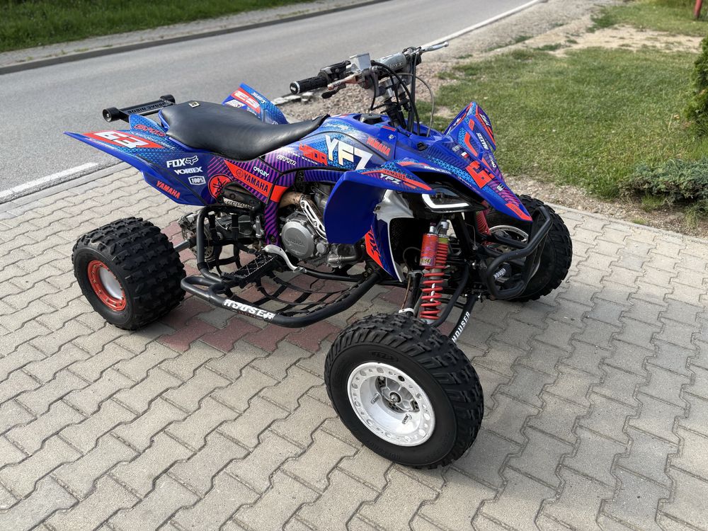 Yamaha raptor 450r Houser zamiana cross
