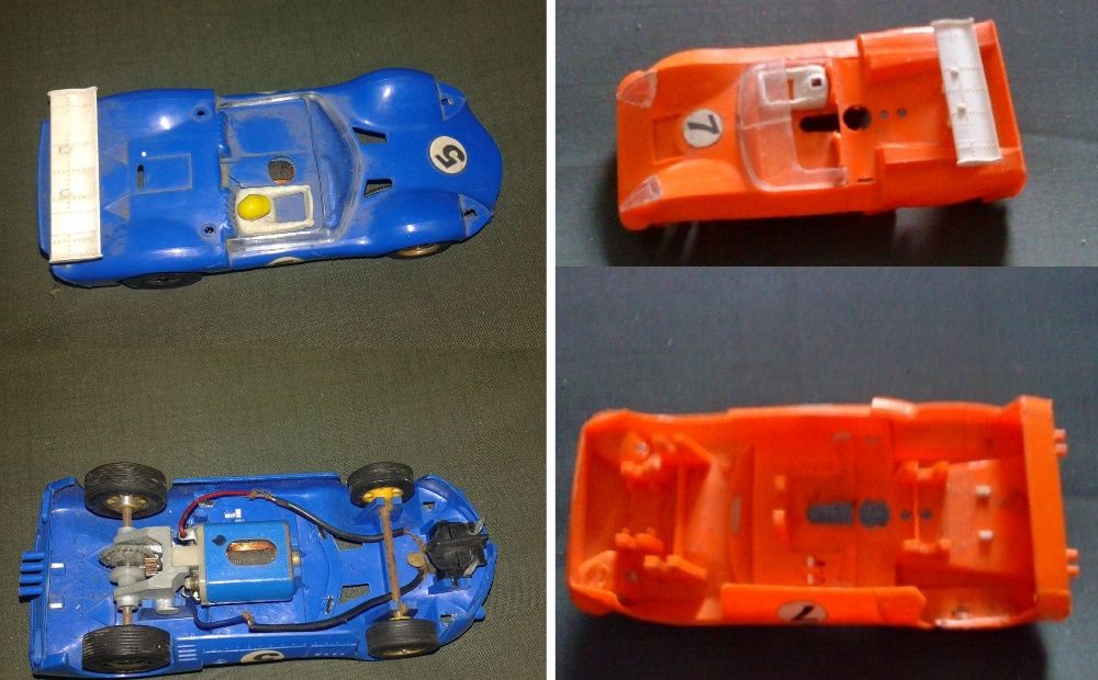 Brinquedos vintage: Carro Dickie e Acessórios de Pista Auto Scaletrix