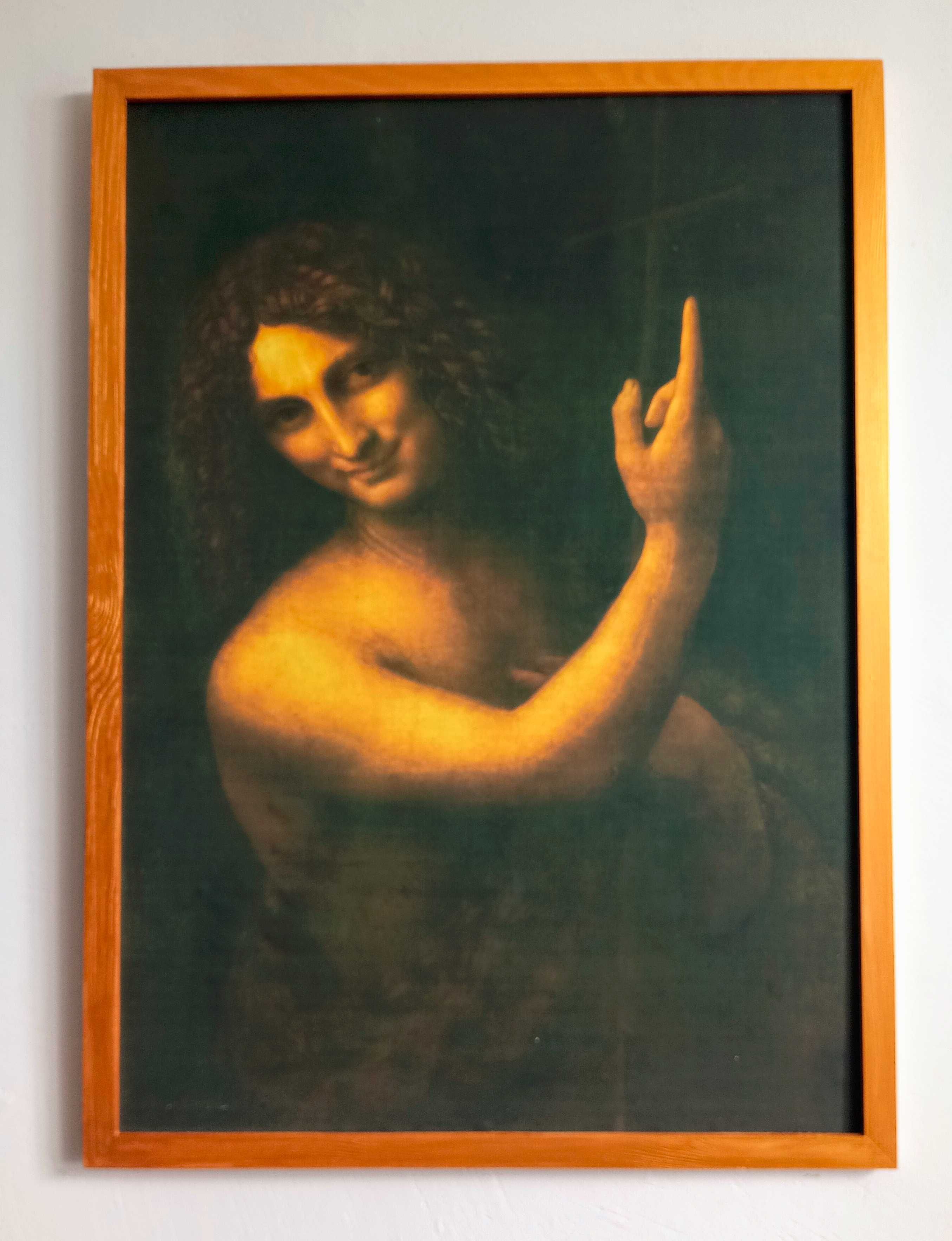 Obraz na płótnie -Jan Chrzciciel, Leonardo da Vinci, 50x70cm