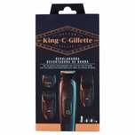 KING C GILLETTE trymer do brody + końcówki