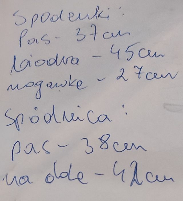 Krótkie szorty i spódnica 36 jeans dżins House