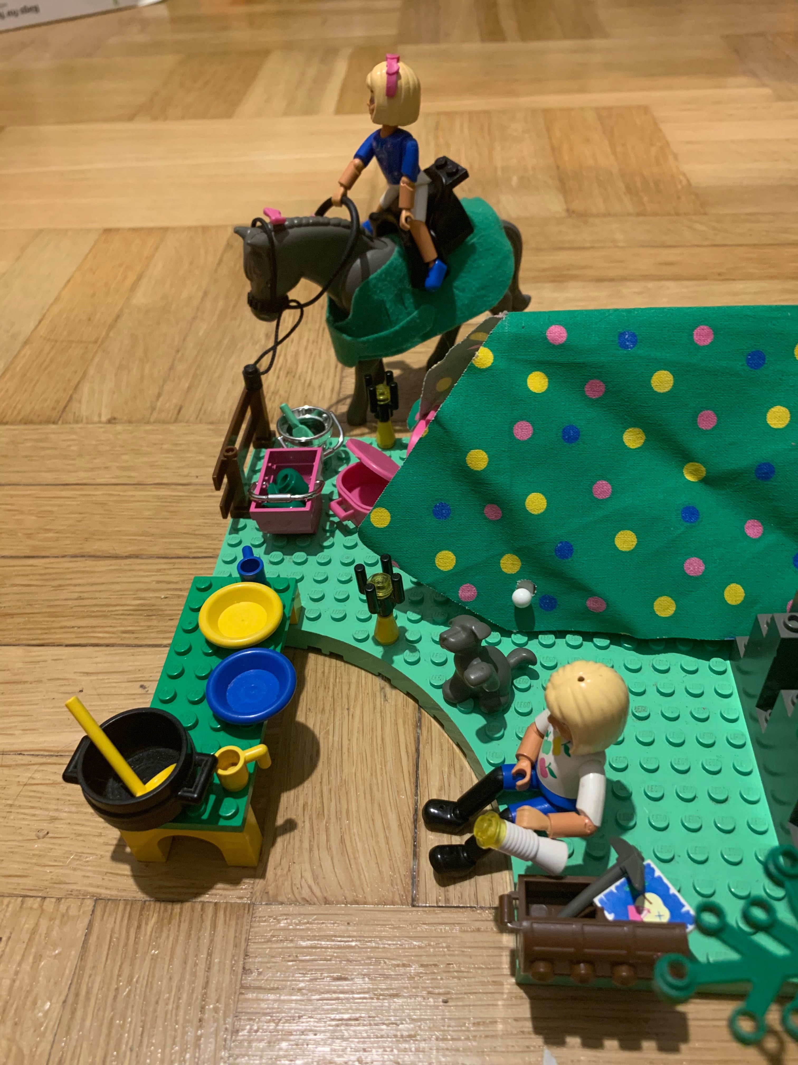 Lego Belville zestaw biwak plus koń vintage