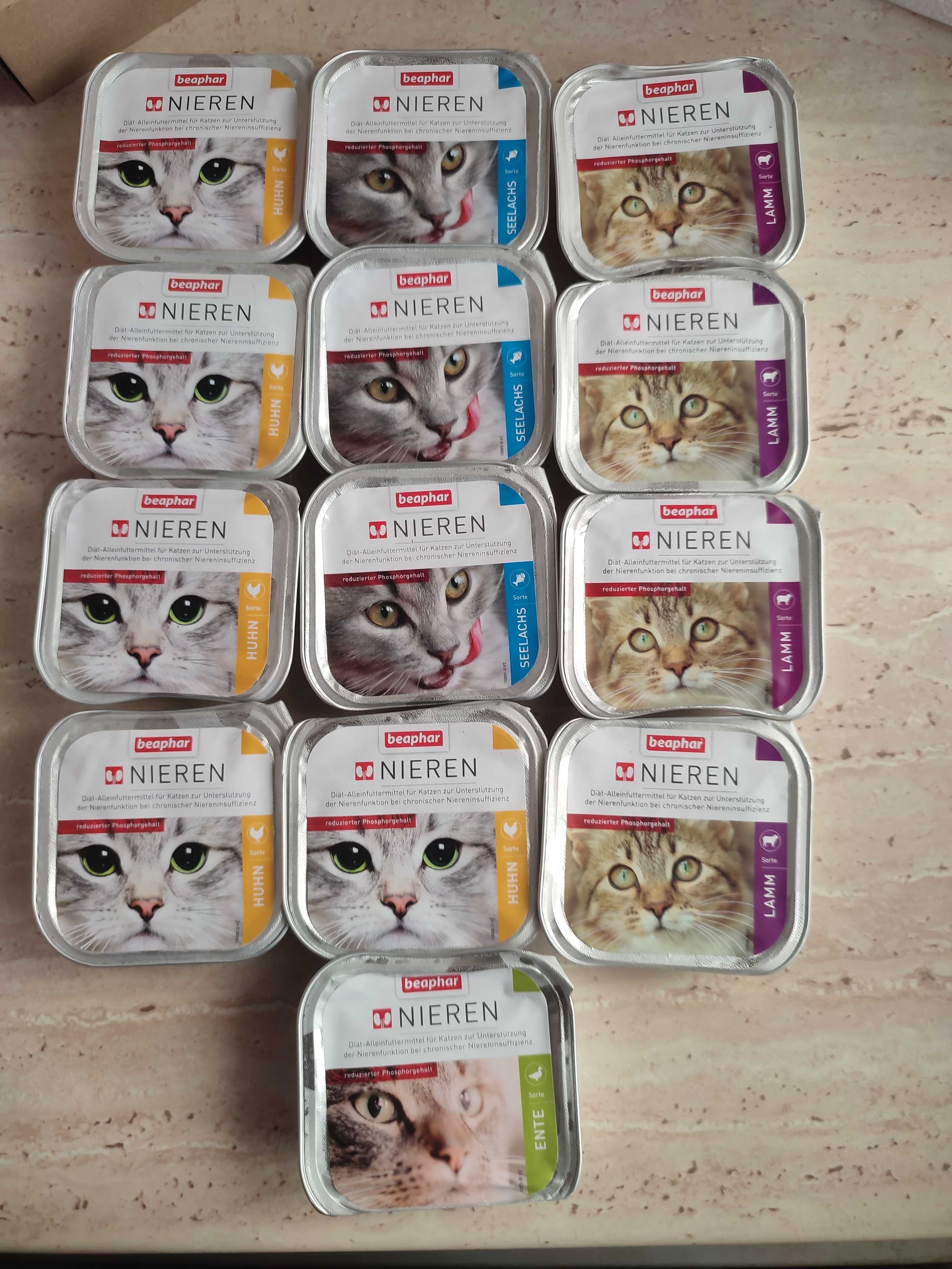 Karmy dietetyczne Veterinary Diet dla kotów (niewydolność nerek)