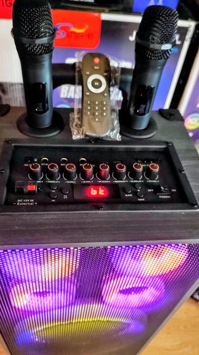 Караоке акустика SinG-90(Bluetooth,SD,USB,FM,ДУ)2микрофона