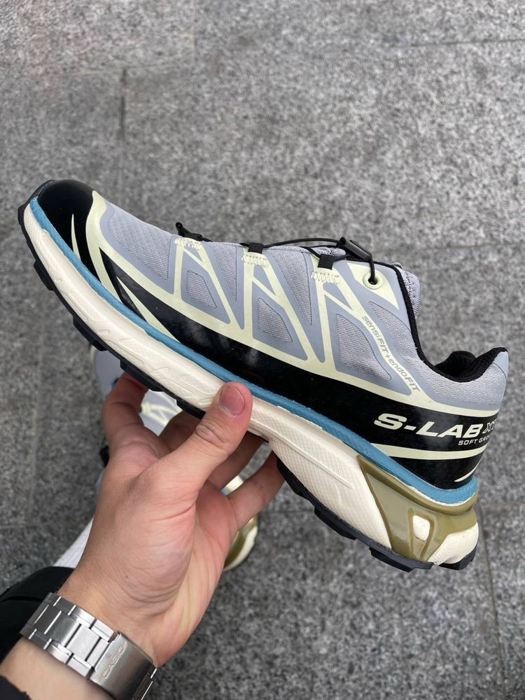 Мужские Кроссовки Salomon XT-6 Lab Blue Beige
