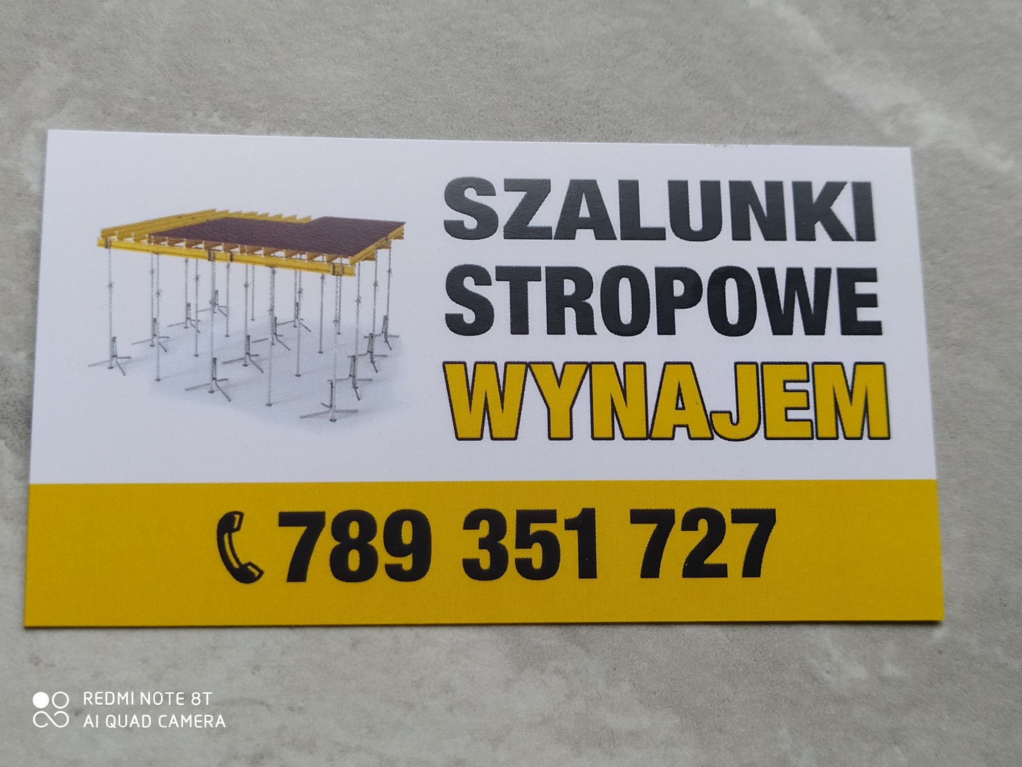 WYPOŻYCZALNIA Szalunków Stropowych, Stępli