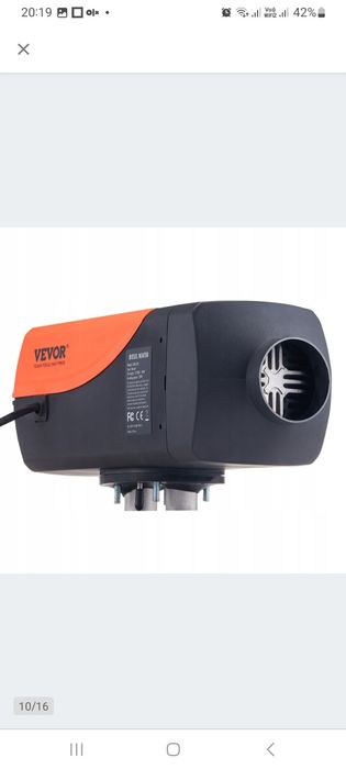 Дизельний обігрівач•Вебасто 2 кВт 12В Vevor• моноблок•автономка 2 кВт