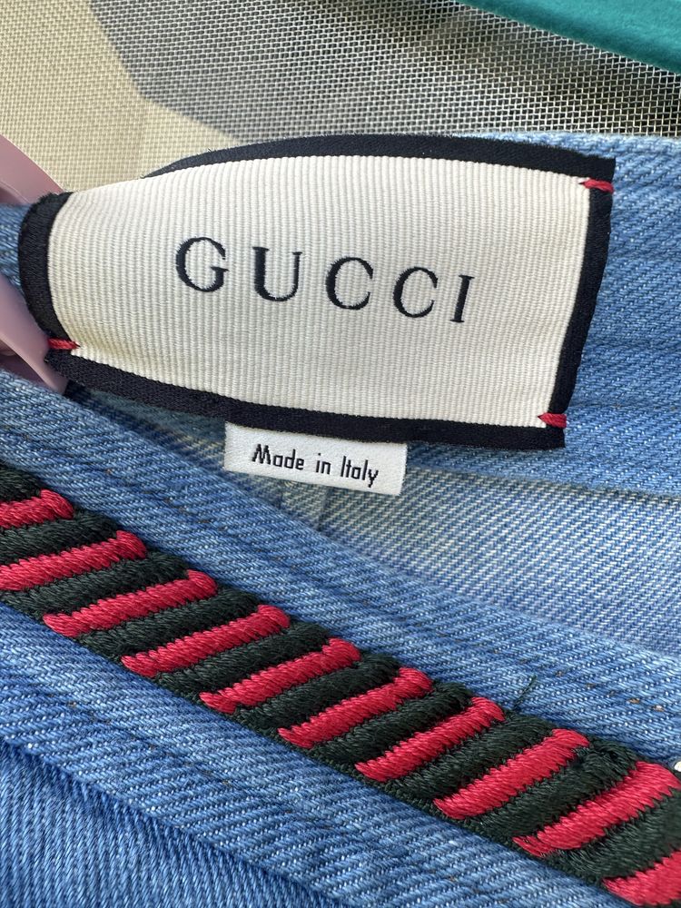 Джинси Gucci Web Trim Wide-Leg