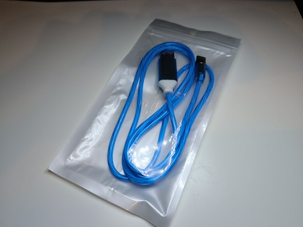 Кабель флуоресцентный Type C на USB