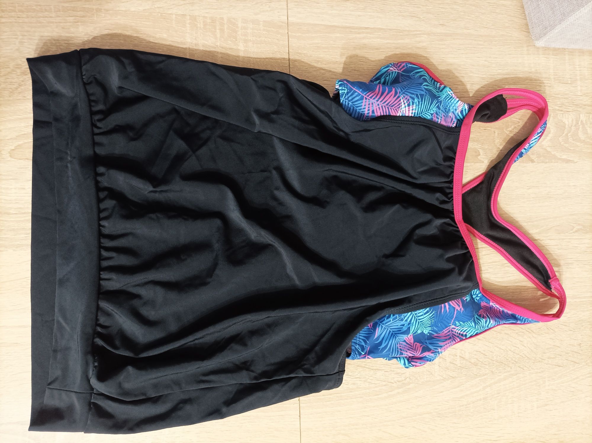 Strój kąpielowy tankini S szorty wyszczuplający bikini push up