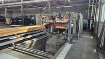 Linia do cięcia blach z kręgu - 10 ton / 1600 mm