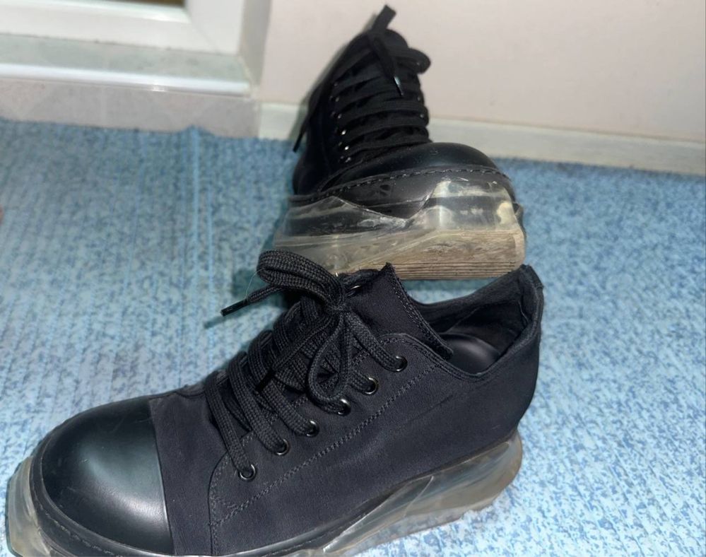 rick owens clear sole abstract