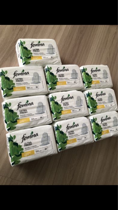 Femina zielone 10 opakowań.Szybka wysyłka!