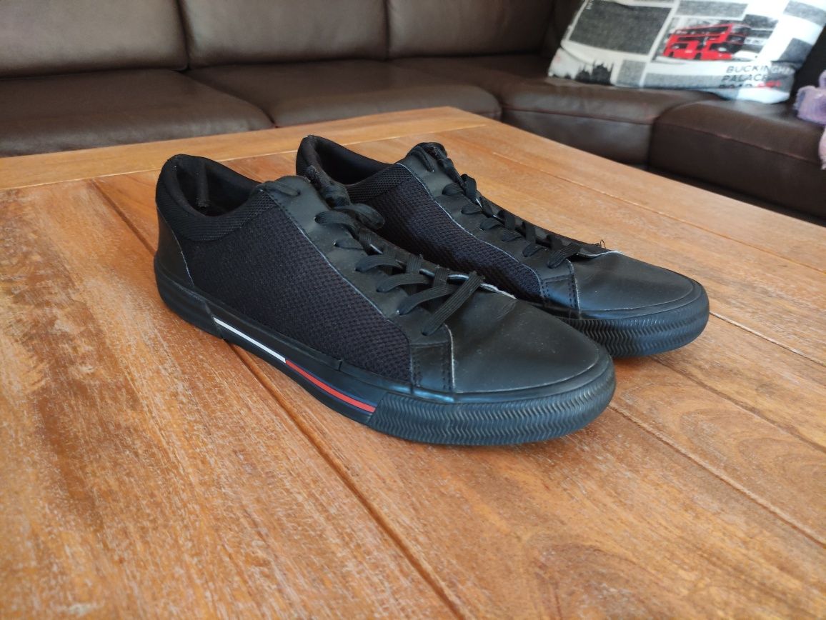 Tenisówki Tommy Hilfiger Core Mix VULC Black, r. 44