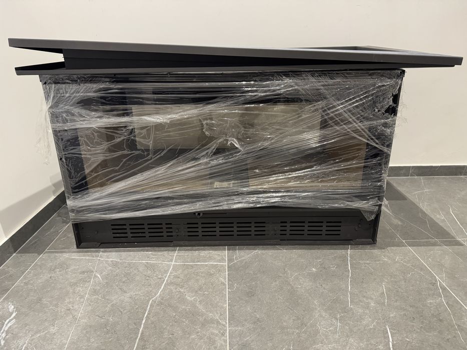 Termoacumulador dupla face a lenha