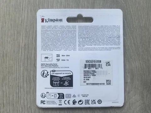 Nowa Karta pamięci KINGSTON microSDXC Canvas Select Plus 512GB Okazja