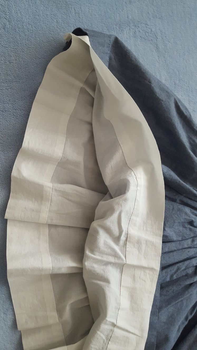 Sukienka mini na lato rozkloszowana a'la jeans 36/S