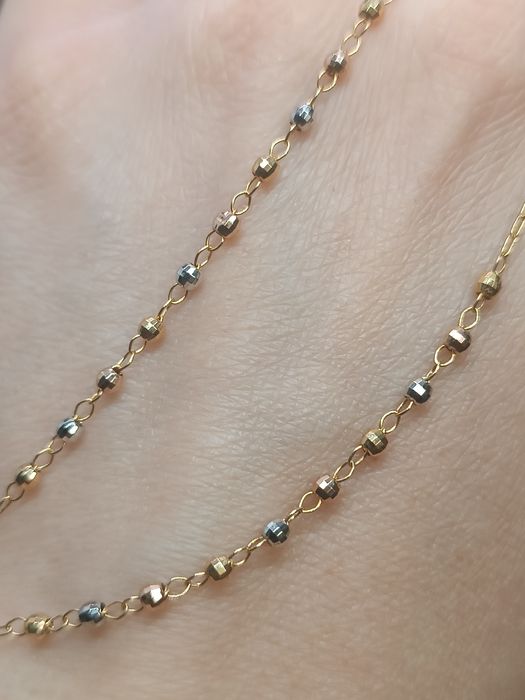 Naszyjnik różaniec złoty