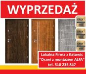 Drzwi wejściowe , zewnętrzne , standardowe do mieszkań z montażem