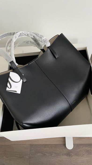 Сумка polene cyme black camel