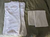 Conjunto 4 toalhas brancas