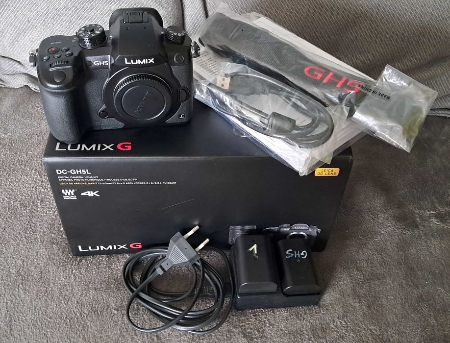 LUMIX GH5L, body, niski przebieg, super stan!