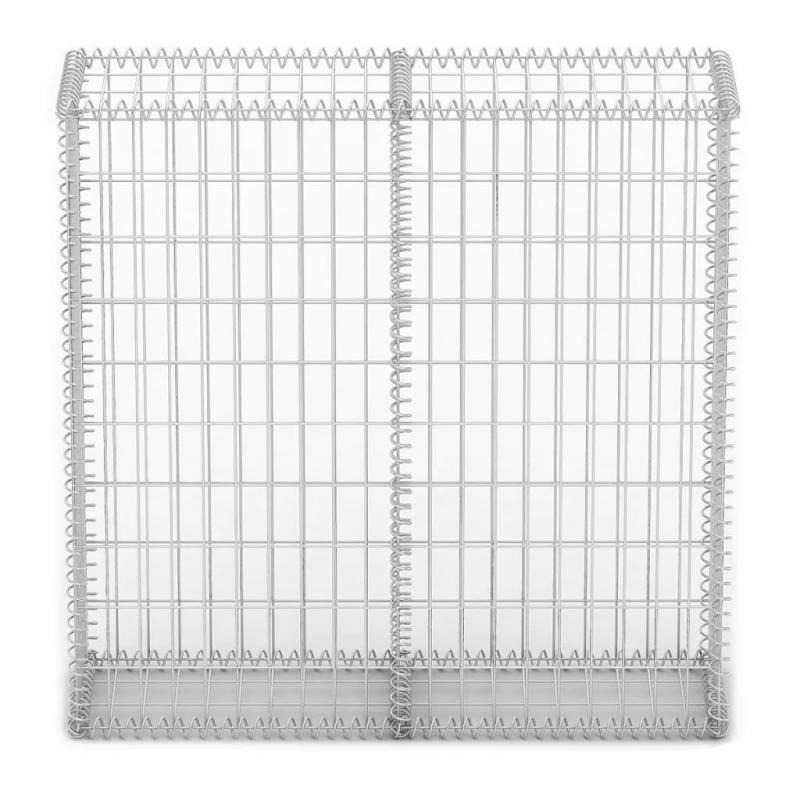 Cesto gabião arame galvanizado 100 x 100 x 30 cm